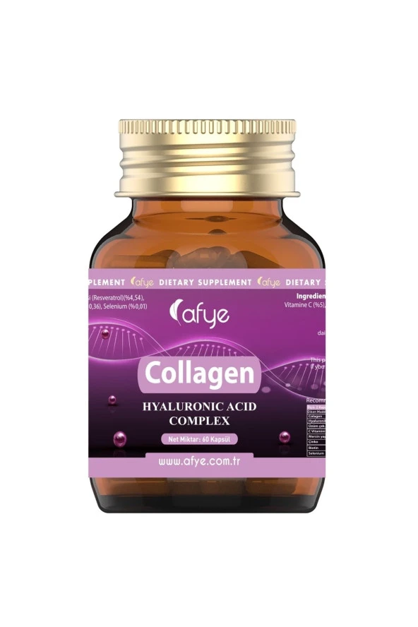 AFYE Collagen Hyaluronic Acid Complex 60 Kapsül