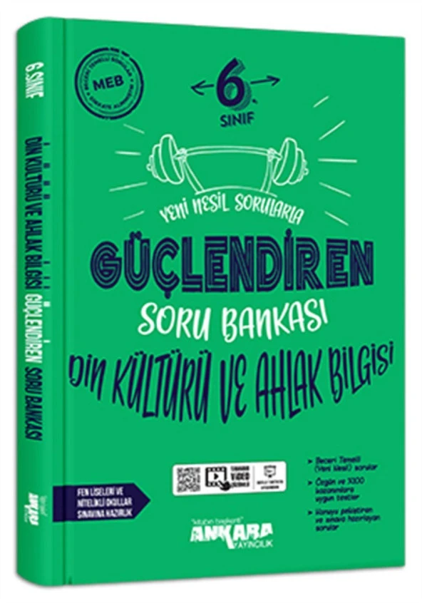 Ankara Yayıncılık 6. Sınıf Din Kültürü Güçlendiren Soru Bankası