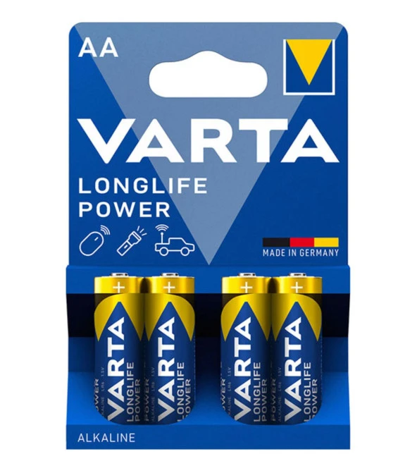 Varta Longlife Power AA 1023 Kalem Pil 4 lü Paket