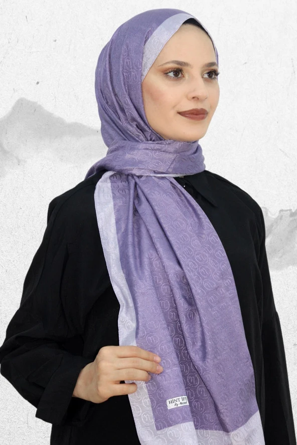 Hint İpek Monogram Şal EŞ5161-3 ürün görseli 1