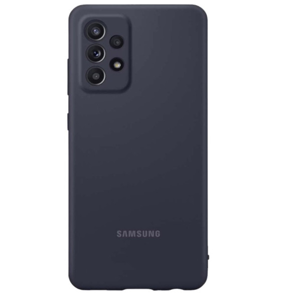 Samsung A52 Silicone Cover Black - Silikon Siyah Kılıf