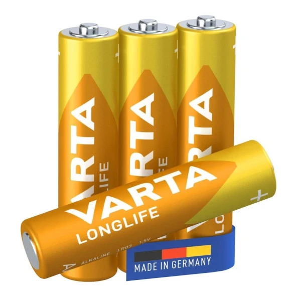 Varta Longlife AAA 4103 Kalem Pil 4 lü Paket - 3