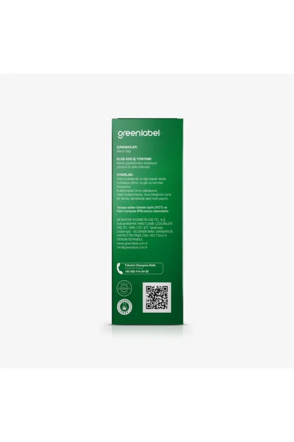 Greenlabel Neroli Yağı 10 Ml. - 2