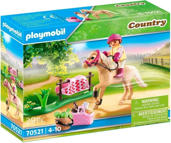 PLAYMOBIL 70521 Bej Pony ile Cavaliere