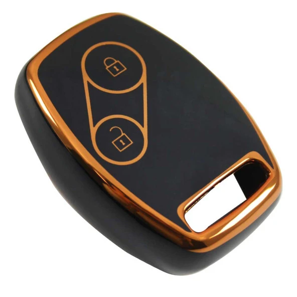 HONDA Civic 2003-2011 Arası Modeller için 2 Buton Siyah Oto Anahtar Kumanda Kabı Kılıfı Oto Anahtarlık - 2