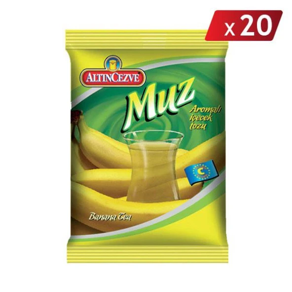Altıncezve Muz Aromalı İçecek Tozu 250 Gr - 20Lİ PAKET
