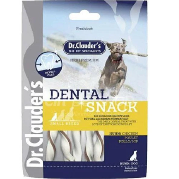 Dr. Clauder Dr Clauders Dental Tavuklu Orta Irk Köpek Ödülü 170 G