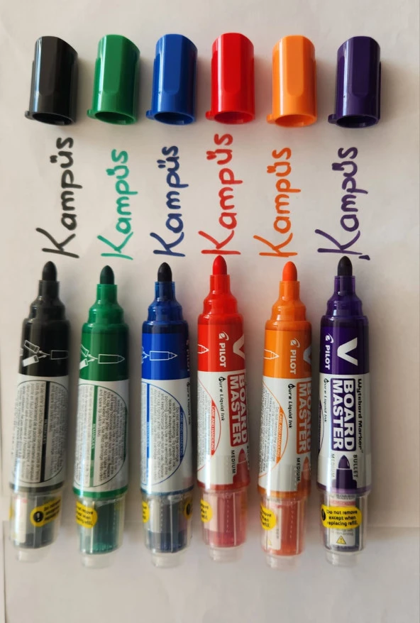 Pilot V Board Master Beyaz Tahta Kalemi 6'lı Set - 2