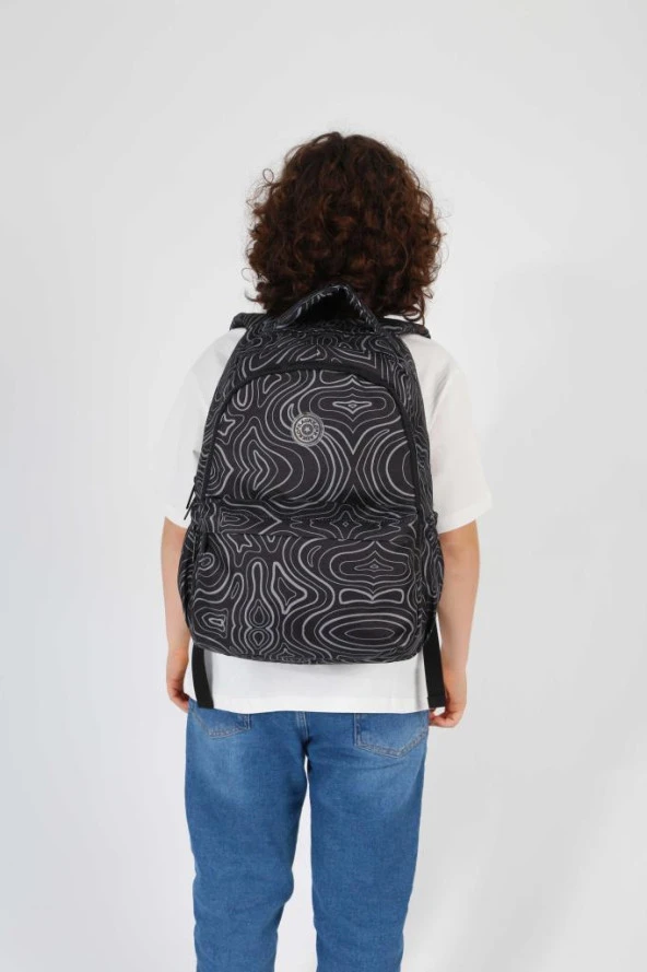 Kaukko Favorite Sırt Çantası Black Waves K1690 - 2