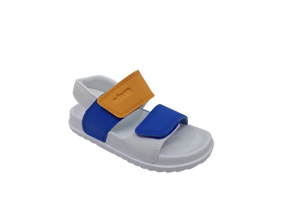 Vicco Krixi Hafif Erkek Çocuk Beyaz Sax Mavi Sandalet - 2