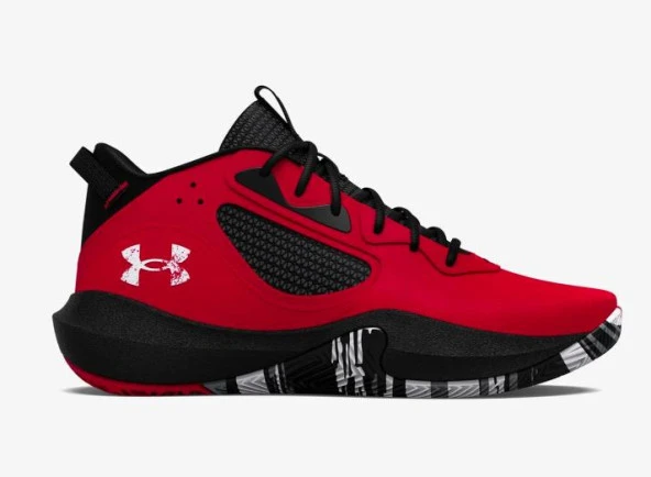 Under Armour Lockdown 6 Erkek Kırmızı Basketbol Ayakkabısı