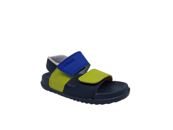 Vicco Krixi Hafif Erkek Çocuk Lacivert Yeşil Sandalet - 2