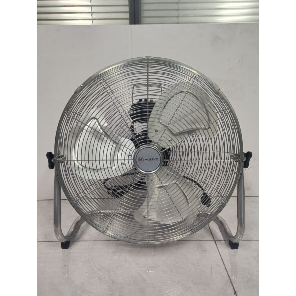 MUZEKO MZK-20SH 150W YER TİPİ GÜMÜŞ GRİ SANAYİ VANTİLATÖR