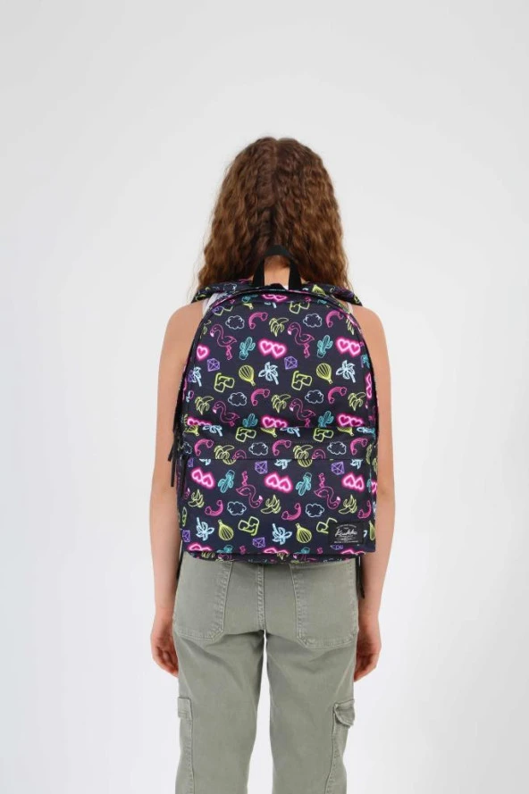 Kaukko Nature Sırt Çantası Neon Art K1702 - Resim 3