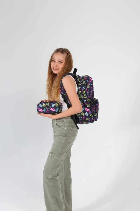 Kaukko Nature Sırt Çantası Neon Art K1702 - Resim 4