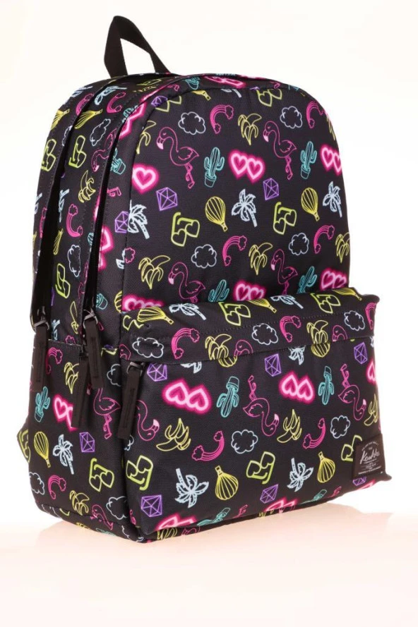 Kaukko Nature Sırt Çantası Neon Art K1702 - Resim 5