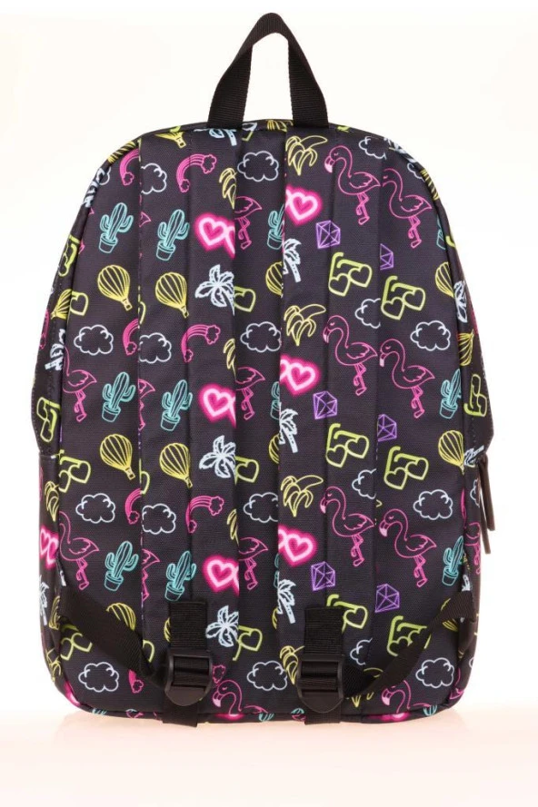 Kaukko Nature Sırt Çantası Neon Art K1702 - Resim 6