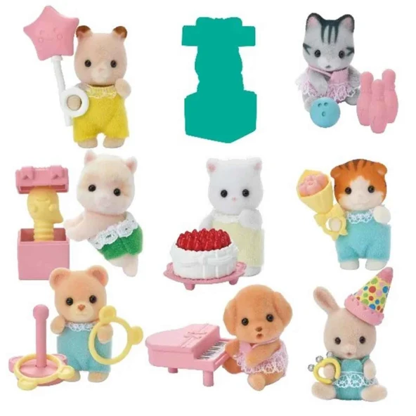 Sylvanian Families Baby Party Mini Figür Seti 5464