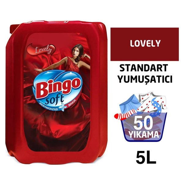 "Dev Ekonomi Paketi ; Bingo Matik 9 kg Sık Yıkananlar + Bingo Soft 5 ltLovely + Bingo Fresh 2,5 lt Lovely +  Bingo Oksijen Çam" - 4