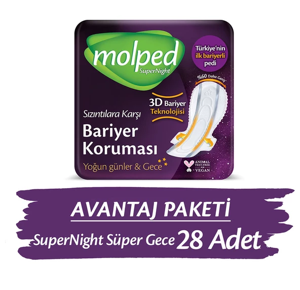 Molped Supernight Süper Gece Avantaj Paketi 28 Adet