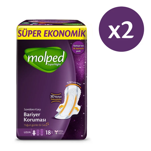 Molped Supernight Uzun Avantaj Paketi 36 Adet - 2