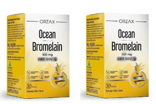 Ocean Bromelain 30 Kapsül 2 Adet
