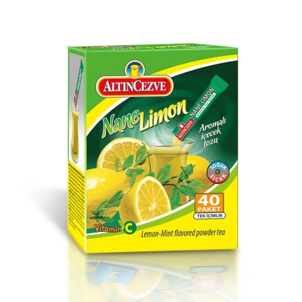 Altıncezve Nane Limon Aromalı Tek İçimlik İçecek Tozu 40 x 1.5 Gr - Resim 2