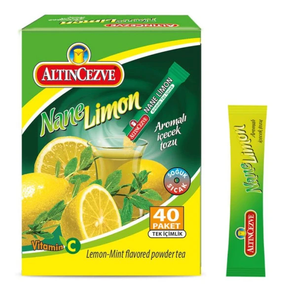 Altıncezve Nane Limon Aromalı Tek İçimlik İçecek Tozu 40 x 1.5 Gr - Resim 3