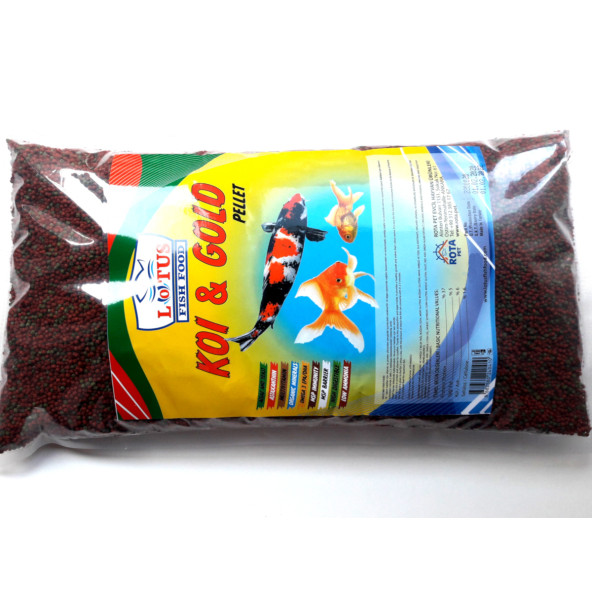 Amore Malawi Ciklet Mix Granules 3kg Kova, Lotus Koi Gold Fish Mix Pellet 860gr Poşet Japon Balığı Yemi - 4