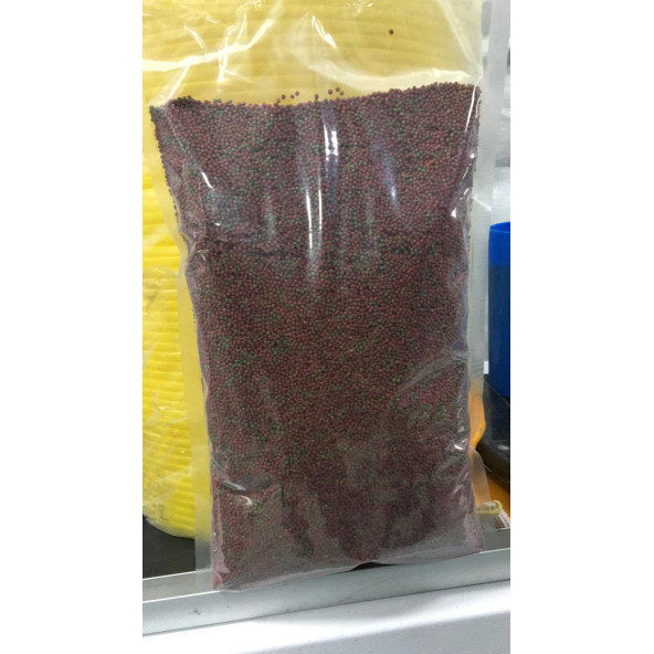 Amore Goldy Mix Granules 8x125ml Kutu, Lotus Koi Gold Fish Kajero 860gr Poşet Japon Balığı Yemi - 5