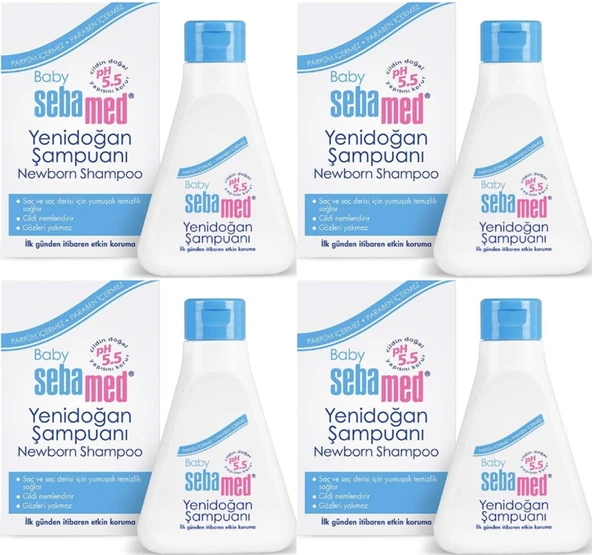 Sebamed Bebek Şampuanı 250ML Yeni Doğan (4 Lü Set) - 2