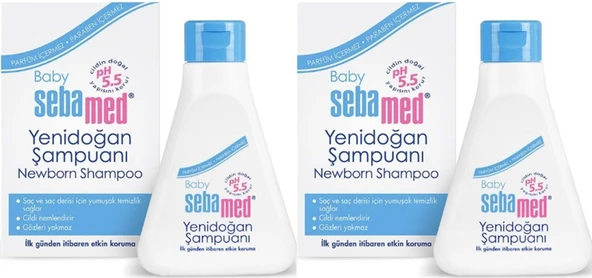 Sebamed Bebek Şampuanı 250ML Yeni Doğan (2 Li Set)