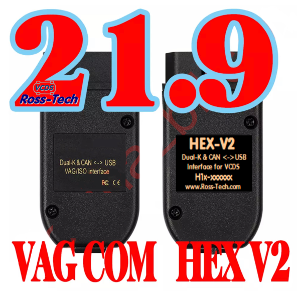 Vagcom Hex V2 Vag 21.9 Sürüm Vag Gizli Özellik Açma Cihazı Vw-Audi-Skoda-Seat