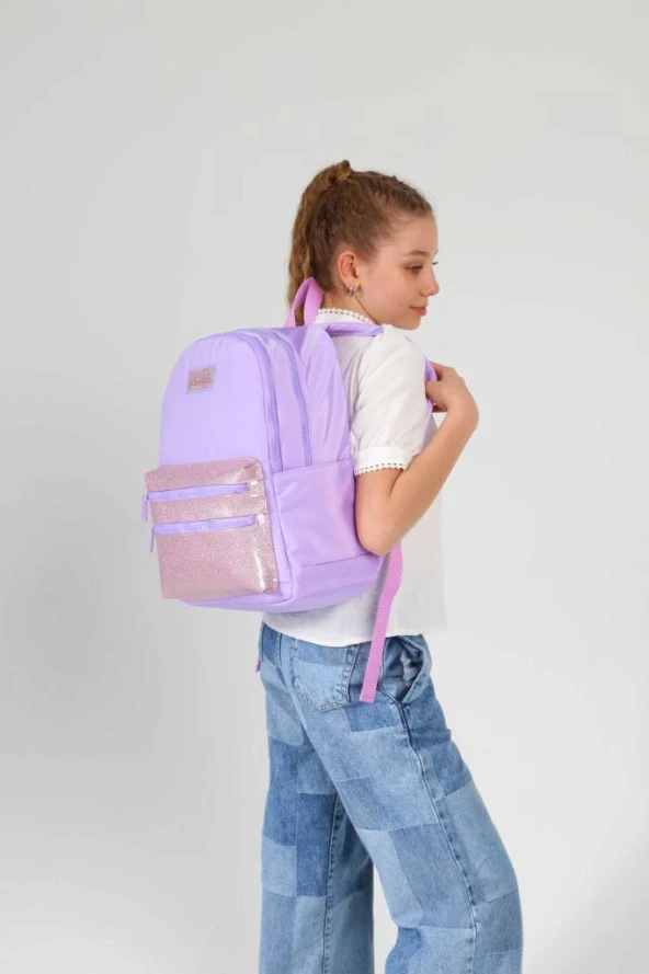 Kaukko Magic Dreams Sırt Çantası Leather Lilac K1726 - 3