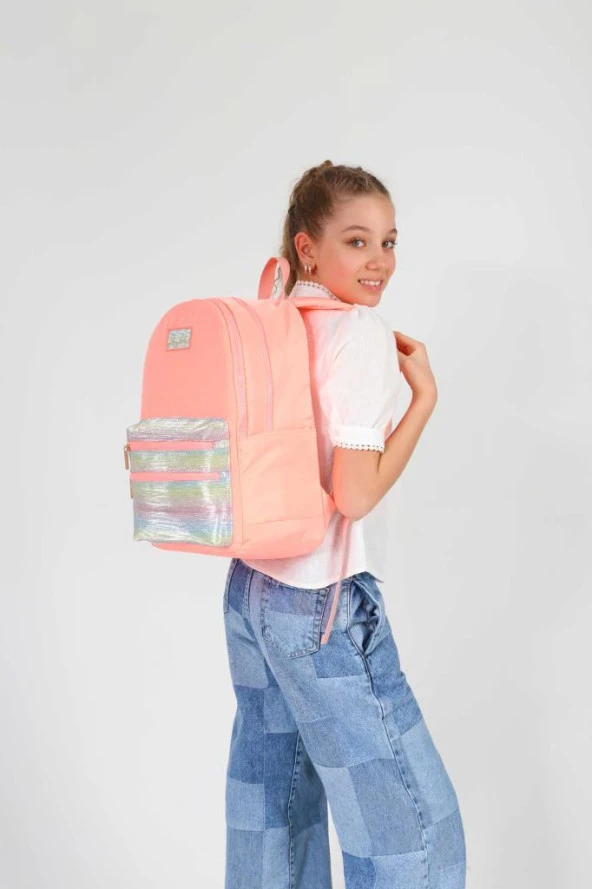 Kaukko Magic Dreams Sırt Çantası Leather Salmon K1727 - Resim 2