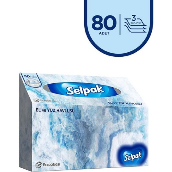 Selpak El ve Yüz Havlusu 400 Yaprak 3 Katlı - Resim 2