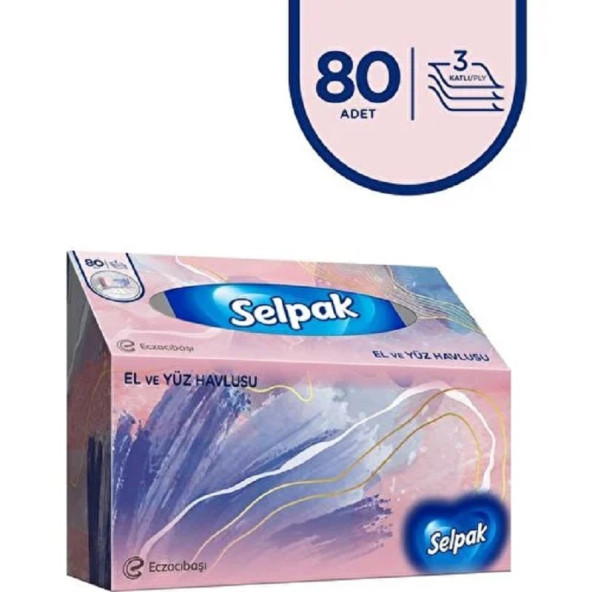 Selpak El ve Yüz Havlusu 400 Yaprak 3 Katlı - Resim 3