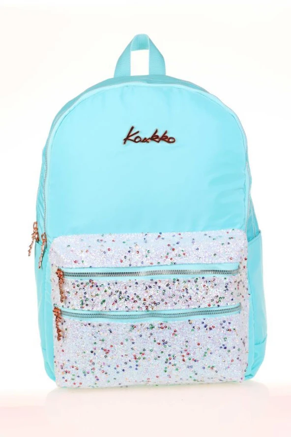 Kaukko Magic Dreams Sırt Çantası Taşlı Pullu Turkuaz K1547