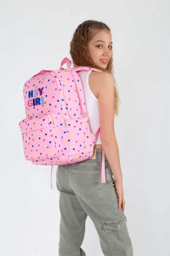 Kaukko Punch Sırt Çantası Pink K1736 - 3