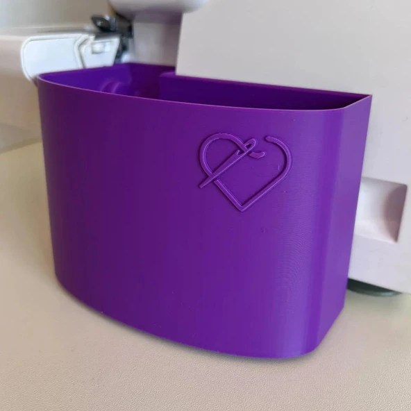 Singer Overlok Makinası Çöp Kutusu XL Mor - 2