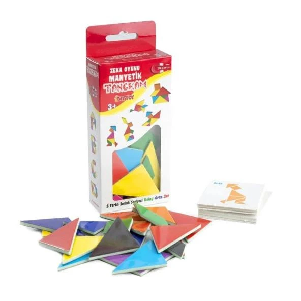 1321 DıyToy, Manyetik Zeka Oyunu - Tangram / +3 yaş