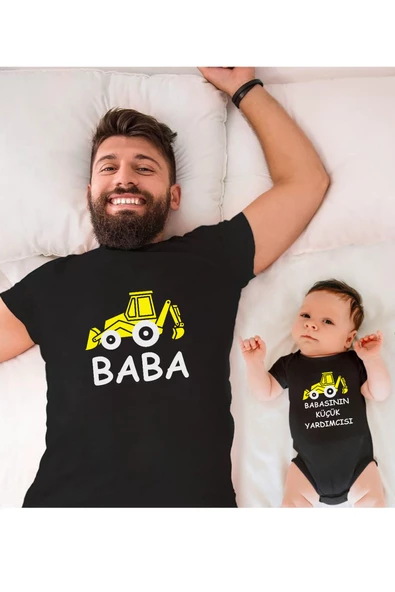 İnşaat Araçları Baba Oğul Kız (TEK ÜRÜN FİYATIDIR KOMBİN YAPMAK İÇİN EN AZ 2 ADET SEPETE EKLEYİNİZ)