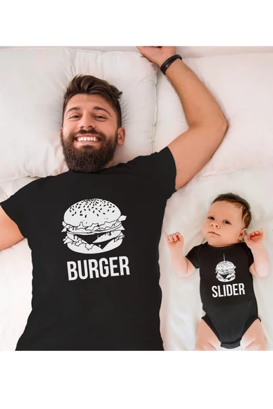 Burger Slider Baba Oğul Kız (TEK ÜRÜN FİYATIDIR KOMBİN YAPMAK İÇİN EN AZ 2 ADET SEPETE EKLEYİNİZ)