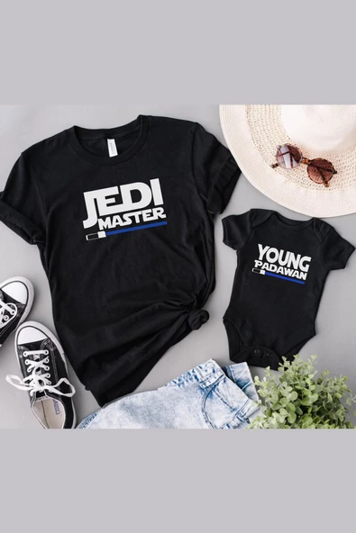 Jedi Master Baba Oğul Kız (TEK ÜRÜN FİYATIDIR KOMBİN YAPMAK İÇİN EN AZ 2 ADET SEPETE EKLEYİNİZ)