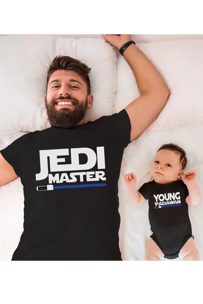 Jedi Master Baba Oğul Kız (TEK ÜRÜN FİYATIDIR KOMBİN YAPMAK İÇİN EN AZ 2 ADET SEPETE EKLEYİNİZ)
