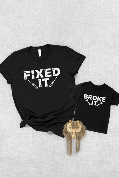 Fixed Broke Baba Oğul Kız (TEK ÜRÜN FİYATIDIR KOMBİN YAPMAK İÇİN EN AZ 2 ADET SEPETE EKLEYİNİZ)