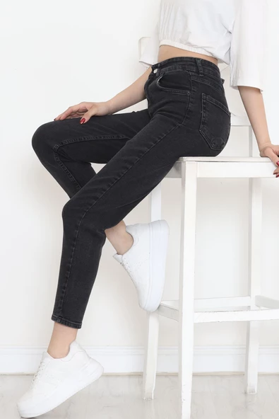 Boyfriend Kot Pantolon Füme1 - 11917.1431. - Resim 3