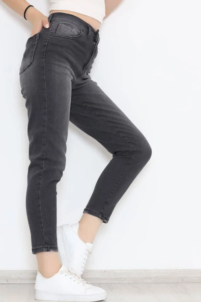 Boyfriend Kot Pantolon Füme - 8756.1431. ürün görseli