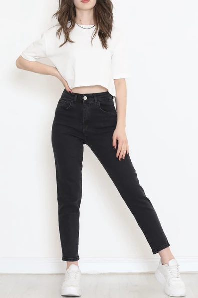 Boyfriend Kot Pantolon Füme2 - 11917.1431. - Resim 2