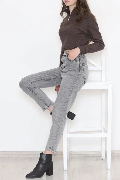 Boyfriend Kot Pantolon Gri2 - 11917.1431. - 3